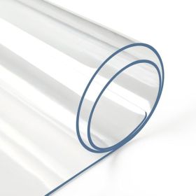 Clear Table Protector Mat -1.5mm Thickness Waterproof Heavy Duty PVC Table Cover For Dining Room Table (Option: 1.5mm-28x48inches)